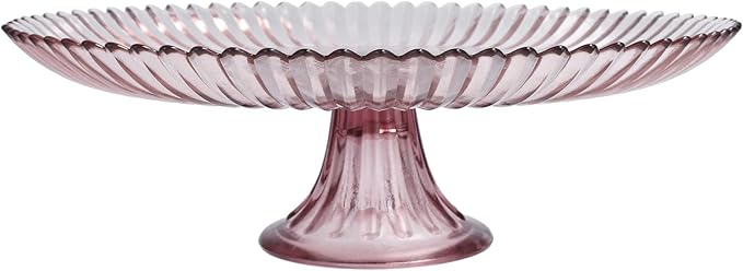 Fortessa Archie Serveware, Large Cake Stand, 13", Pink