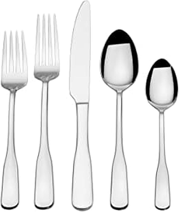 Mikasa Living Landyn 18.0 20 Piece Stainless Steel Flatware Set, Service For 4