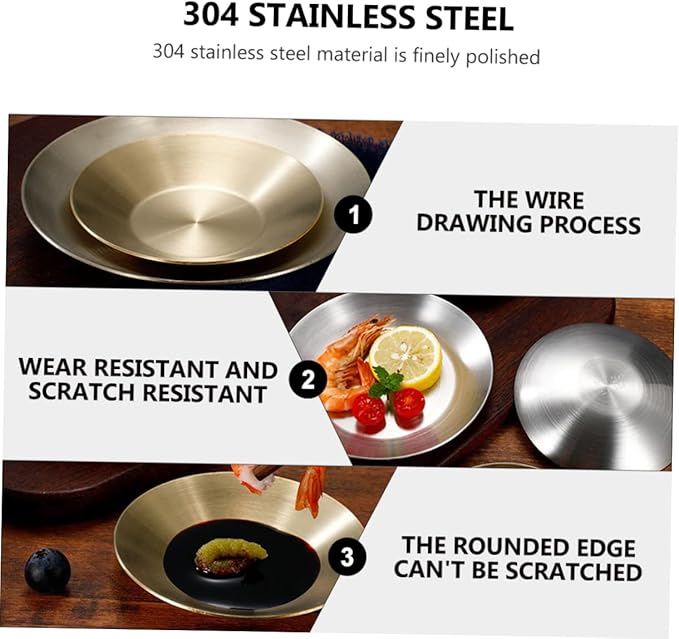 GLEAVI 2pcs Sauce Dish Appetizer Serving Plates for Dipping Sauces Seasonings and Dressings Easy to Clean for Entertaining and Housewarming