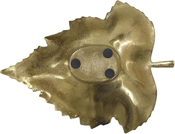 BBH Home's Handmade Gold Novelty Shaped Aluminium Tray 5.23 x 3.93 x 1.14 AMBBVK061AB2020