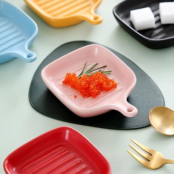 Dipping Sauce Dish Dipping Bowl Appetizer Plates Mini Sauce Dish Ceramic Soy Sauce Dipping Plates Condiment Serving Dishes Ketchup Sushi Soy Sauce Vinegar and Appetizers Side Dishes Dipping Sauce Bowl