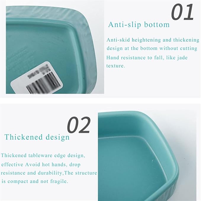 Condiment Tray Soy Sauce Dish Set of 10 Melamine Plastic Dipping Bowls Mini Appetizer Plates for Sushi Ketchup Soy Sauce Vinegar Serving Seasoning Dishes Dip Sets(B)