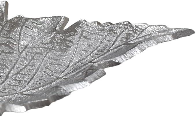BBH Home's Handmade Silver Novelty Shaped Aluminium Tray 5.23 x 3.93 x 1.14 AMBBVK061AB2020