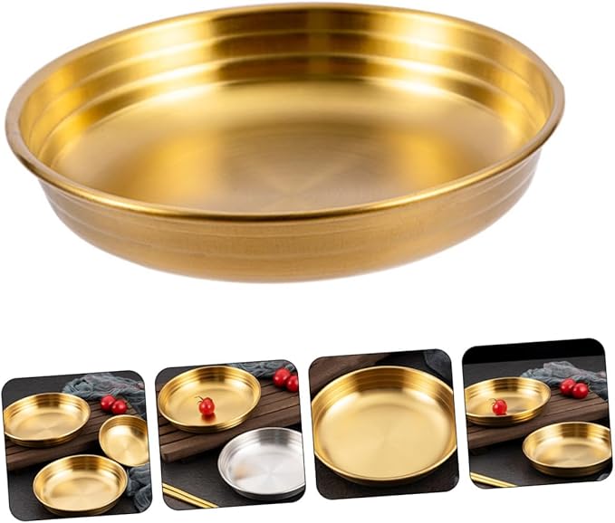 Korean Style Ribbed Sauce Dish Food Sauce Plate for Mustard and Dipping Appetizer Plate for Home Kitchen Restaurants and Catering Use