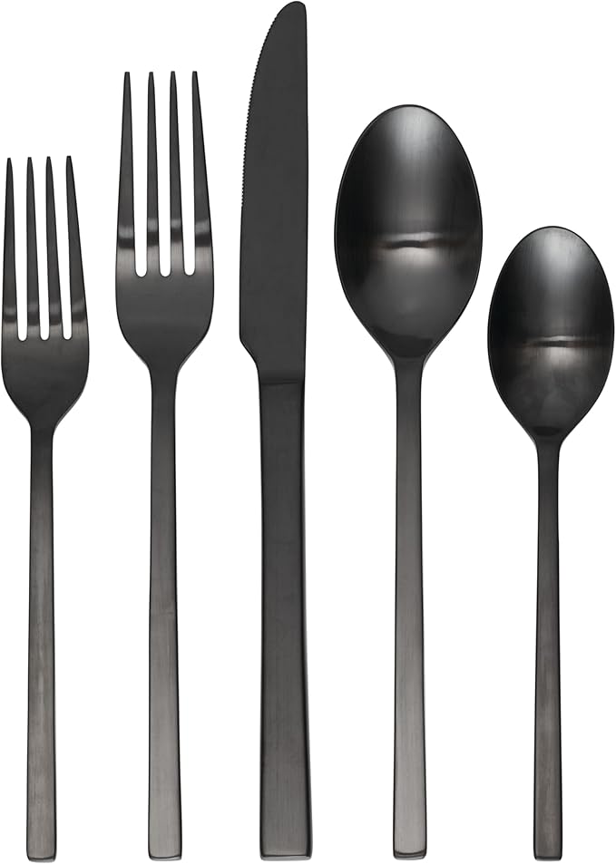 Allay Mixed 40 Piece Everyday Flatware Set, Service For 8