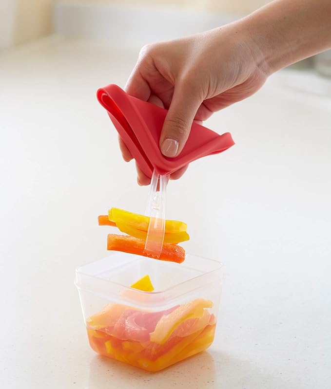 Sugar Cube Container with Tongs by Asahi Denki (4 piece 6 oz) Container with Built-In Small Tongs for Gamers Sliced Pickle Grabber Candy Apothecary Sugar Cube Holder with Tongs for Eating and Serving