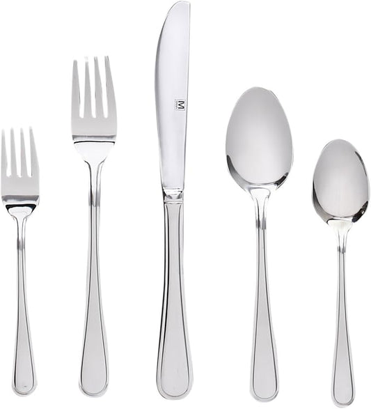 Safdie & Co. Premium Flatware Set, One Size, Stainless Steel