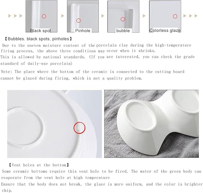 Ceramic cutlery salad bowl 19 Oz Sauce Dish White Ceramic 3 Compartment Divided Appetizer Plates Soy Sauce Dipping Dishes Ketchup Vinegar Appetizer or Snack Dessert Condi,White-12.99×6.14×1.89in