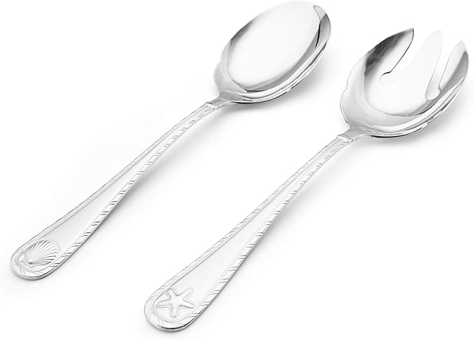 Towle Living Antigua Frost Serving Set, 2-Piece, Stainless Steel