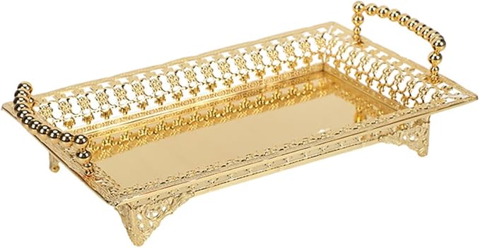 Zinc Alloy Serving Tray Large Fruit Bowl Lid Ideal for Bulk Serving Snacks Dried Fruit