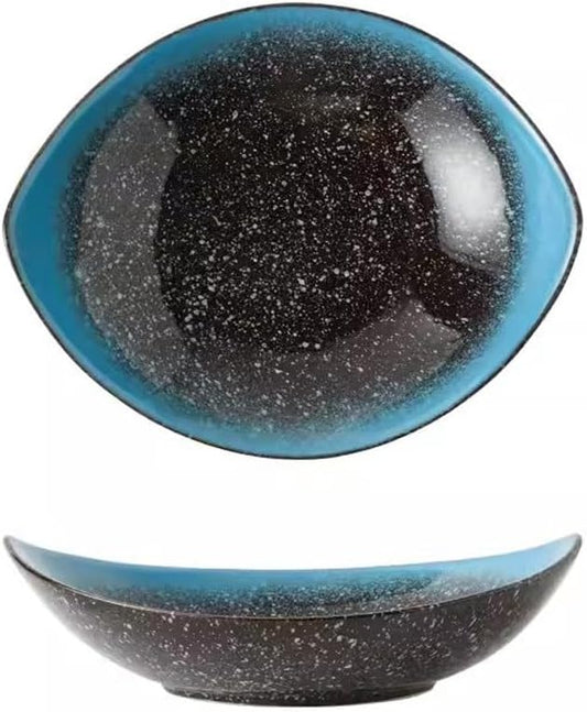 Pasta Bowls Appetizer Plates Ceramic Plate Dish Plate Household Salad Plate Cold Dish Plate Restaurant Commercial Large Plate Light Luxury Soup Plate Western Food Plate Dining Serving Plates for