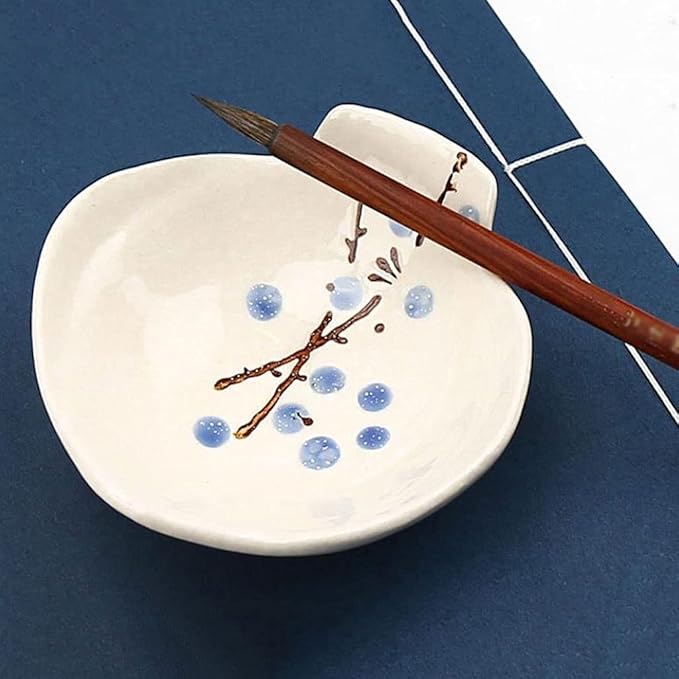 Appetizer Bowls Ceramic Plum Blossom Sauce Dish Sushi Dipping Bowls Appetizer Plates Porcelain Serving Dish Seasoning Dishes (set Of 4) Salad Bowls
