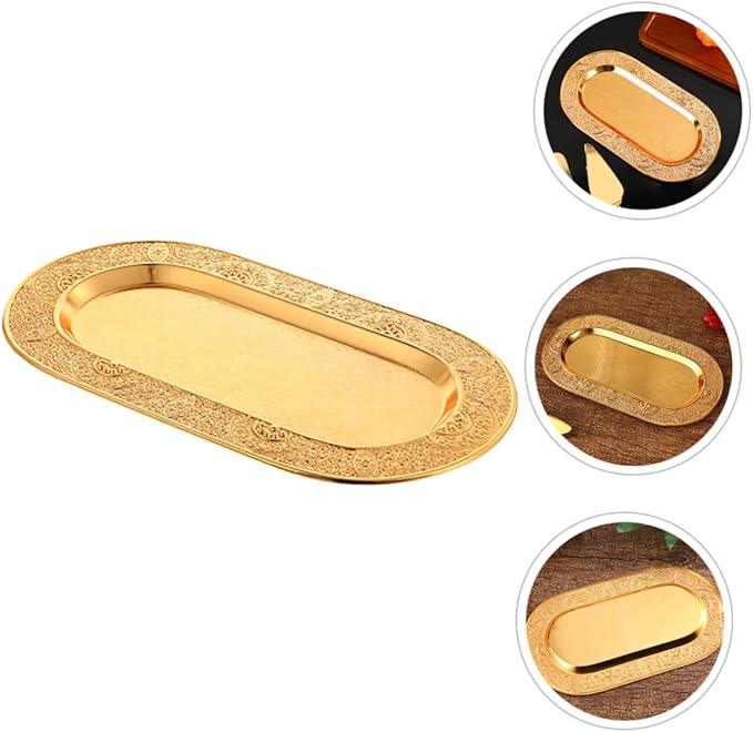 ABOOFAN Tiered Fruit Plate Charcuterie Board Serving Tray Decorative Snack Storage Holder