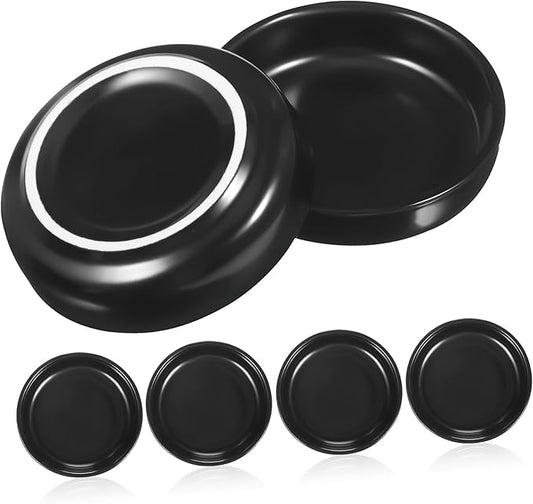Garneck 6pcs Japanese Ceramic Dipping Dishes for Sauces Sushi and Snacks Versatile Appetizer Plates Dishwasher to Clean