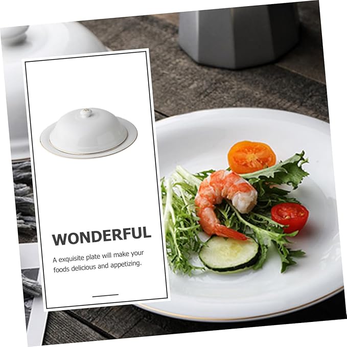 French Style Ceramic Plate Grilling Plate Serving Pasta Food Storage Steak Serving Tray