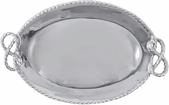 Mariposa Rope Oval Serving Tray