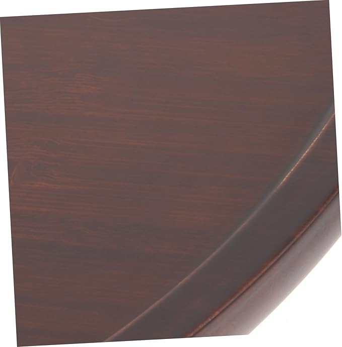 Bamboo Serving Tray Creative Wooden Pizza and Cake Display Tray Walnut Color Multi-use for Home Coffee Table and Events