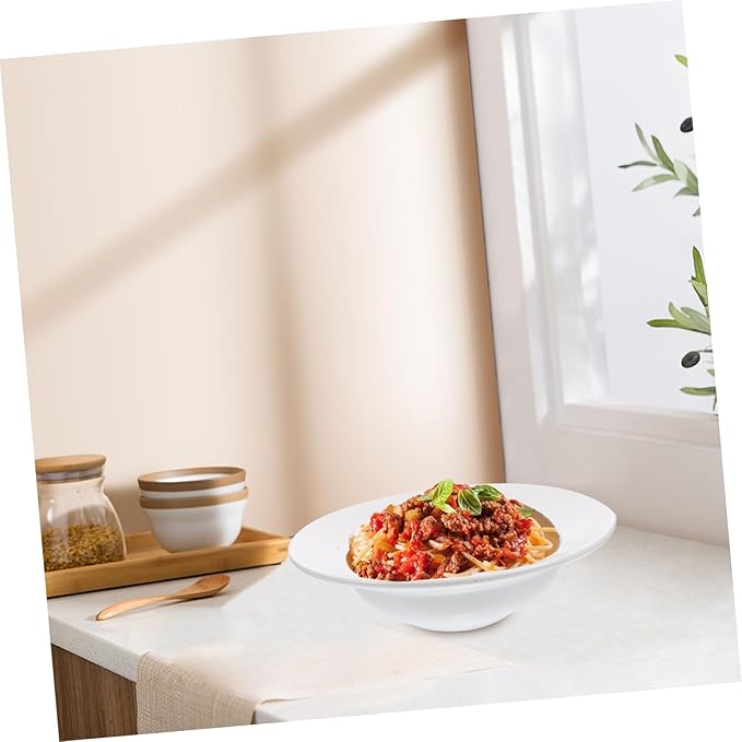 European Style Vintage Ceramic Plate Multi Function Food Dish for Pasta Steak More Decorative Serving Plate for Home Restaurant Use