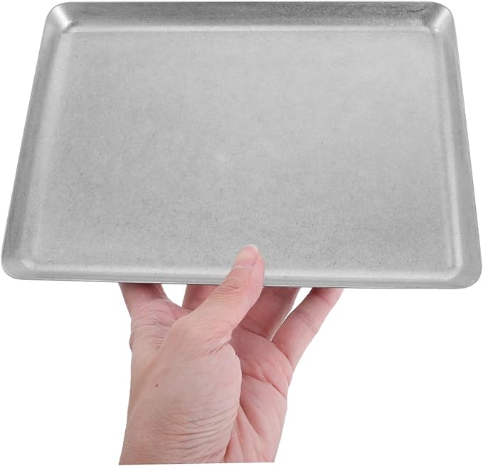 Stainless Steel Serving Tray Capacity BBQ Plate for Skewers Utensil Organization Outdoor Events Vintage Design for Kitchen Dining