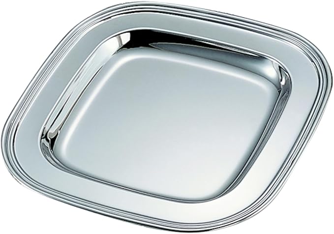 Square Tray in Nickel Finish (11.5 in. L x 11.5 in. W)