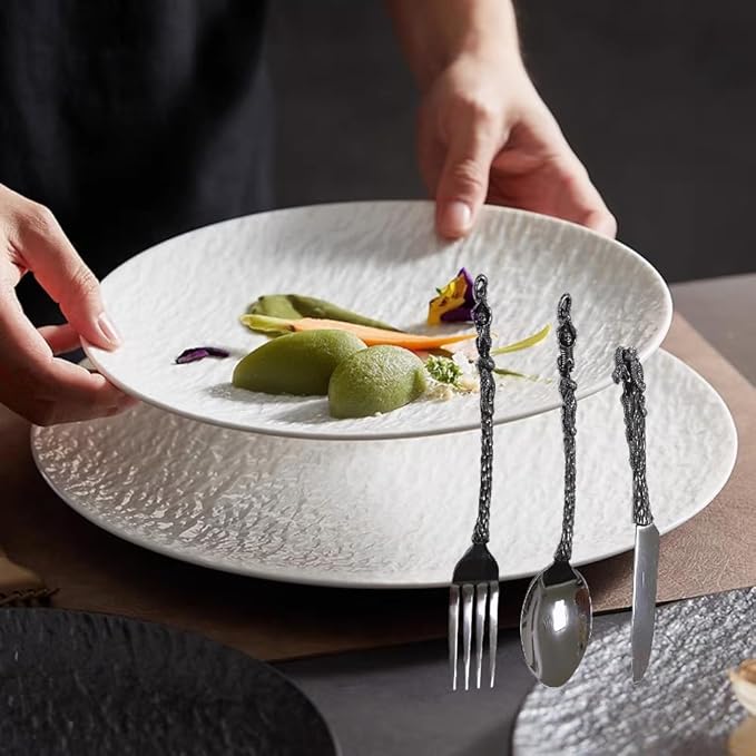Stainless Steel Flatware Tableware Modern Look Great Gifts For Halloween Easter and Christmas