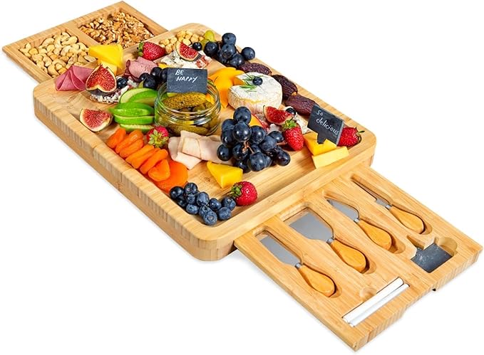 Personalized Charcuterie Board, Custom Bamboo Engraved Cheese Board, Customized Gifts, Bridal Shower Gifts, Perfect for Personalized Wedding