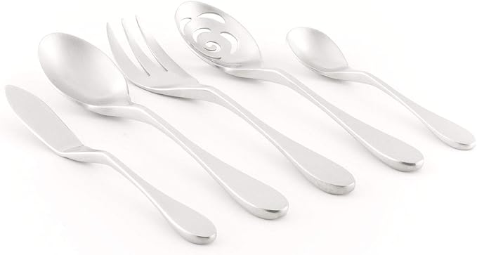 Knork Original 18/0 Matte 5-Piece Serving Set