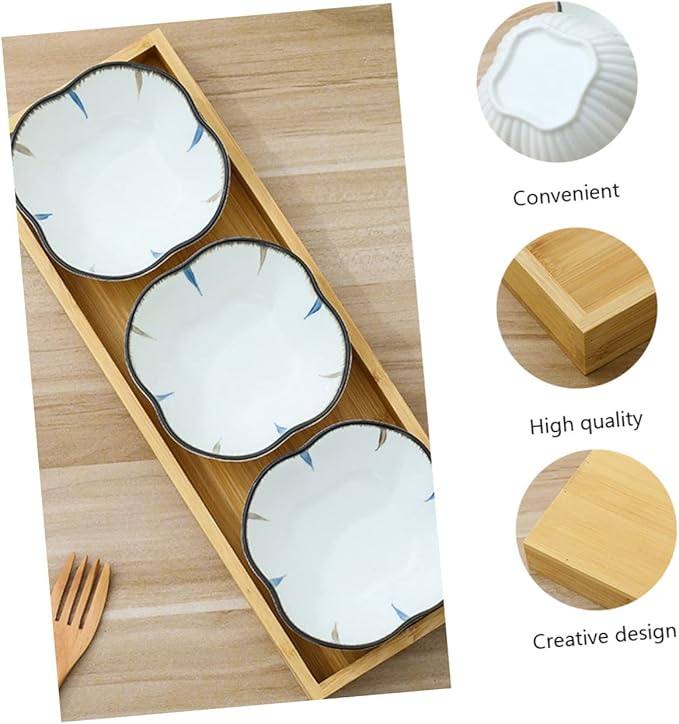 Snack Plate Set Japanese Dishes Ceramic Plate Tray Lid Snack Small Dried Fruit Dish Family Restaurant Use