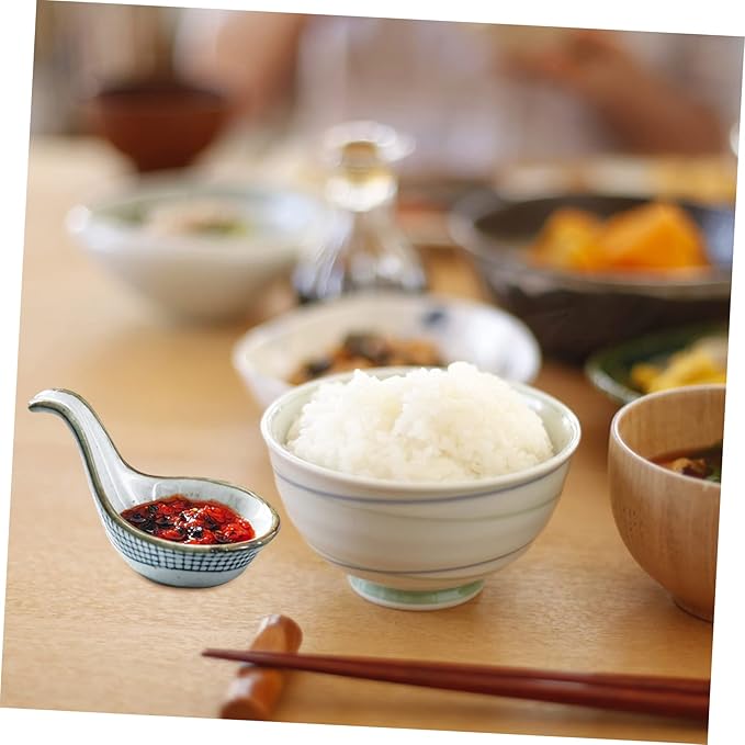 2Pcs Creative Caviar Spoon Appetizer Plate for Dipping Sauces Seasoning Dish for Sweet Sour Mustard Soy Sauce