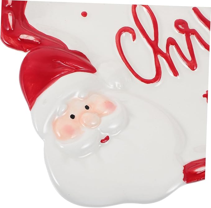 Christmas Tree Ceramic Plate Versatile Dipping Dish for Condiments Fruits Nuts Unique Holiday Serving Platter for Festive Table Settings