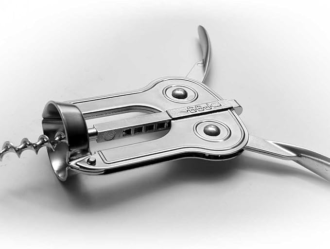 Olaneta Chrome-Plated Double Lever Corkscrew