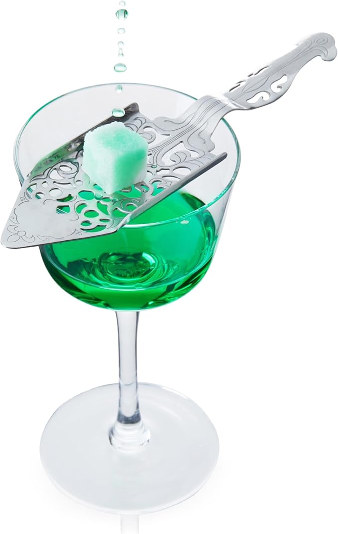 Viski Absinthe Spoon - Vintage Style Absinthe Dripper with Perforations - Dishwasher Safe Stainless Steel Set of 1