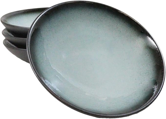 Ebros Gift Blue Sky Stars Artistic Seikai Porcelain Collection Dinnerware Serveware Kitchenware Set Asian Japanese Dining Restaurant Supply (Pack Of 4 Large Ramen Soup Dinner Bowl 36oz)