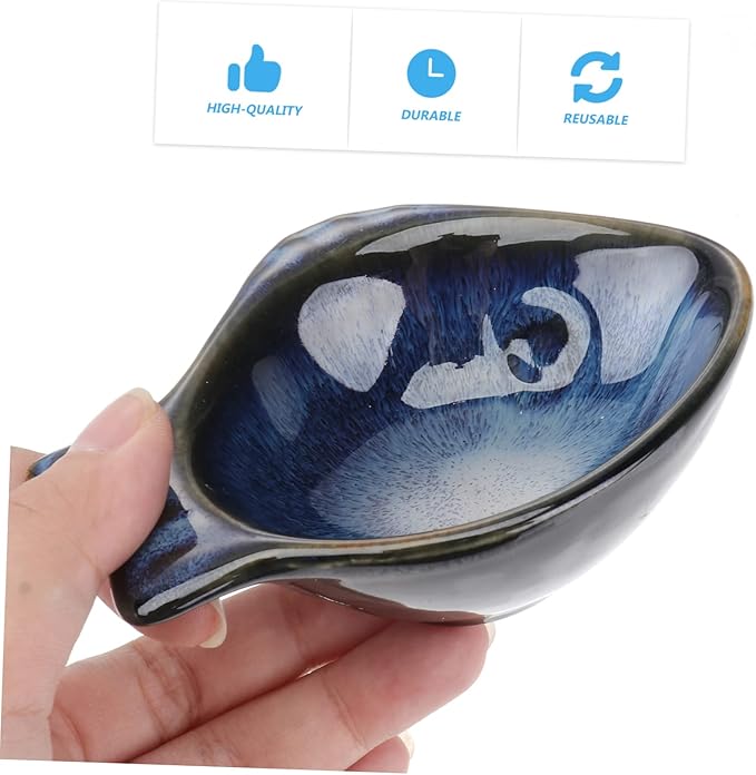 Animal Shaped Dip Plate Ceramic Serving Bowl Appetizer Plate for Boys and Girls