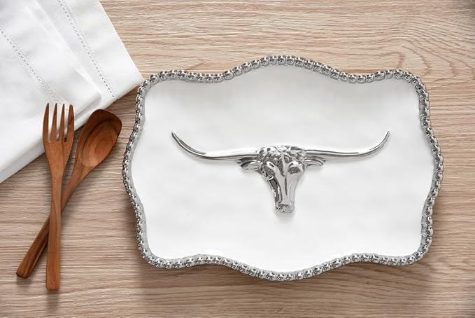 Pampa Bay Longhorns Small Tray, 10" x 7" x 1"