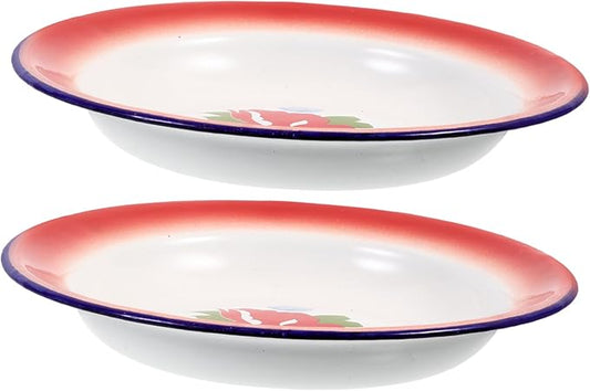 Retro Floral Pattern Plate Set Thickened Bone China Serving Dishes for Appetizers and Salads Vintage Kitchen Supplies