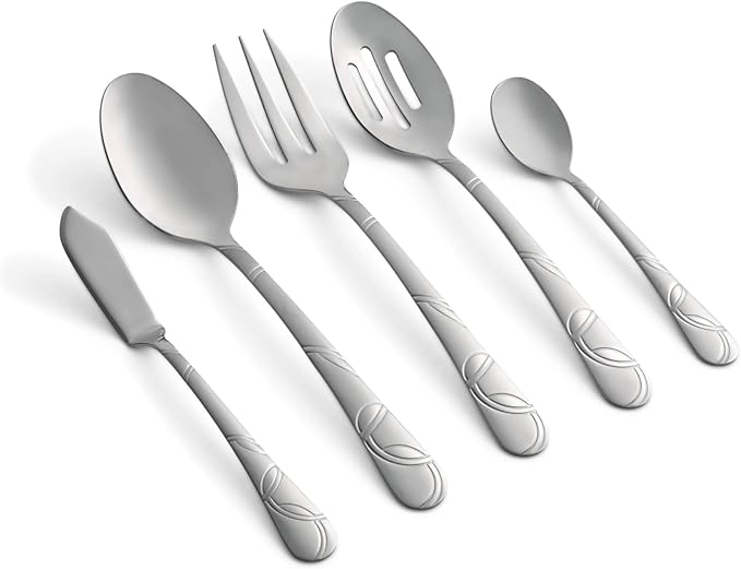 Cambridge 174745CNW13DS Felicity Sand 45-Piece Flatware Set