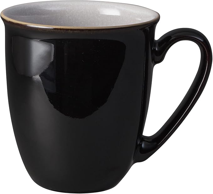 Denby Elements Black 4 Piece Dinnerware Set, 406048552