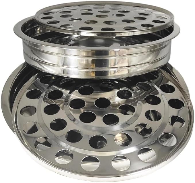 2 Pcs Communion Cup Trays for Church Service,2 Stackable Communion Serving Trays,Church Communion Trays Serving Ware Sets W/ 160pcs Disposable Cups