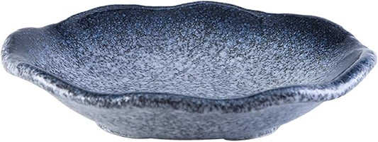 GUERNSEY Snack Bowls Retro Ceramic Plate Cold Vegetable Plate Suitable for Seaweed Kimchi Dessert Sauce Plate Dipping Sauce Plate Snack & Dip Bowls (Color : B, Size : Small)