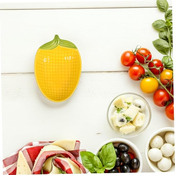 Alipis 2Pcs Fun Appetizer Dish for Snacks Dips Sauces for Parties Entertaining Compact Fruit Plate Salad Bowl