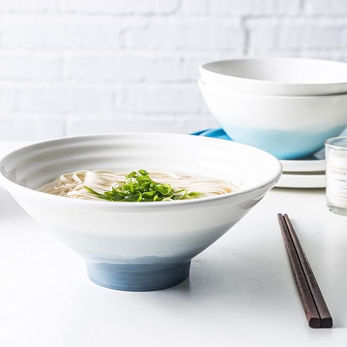 Dinnerware Sets Service for 6 People, Nordic Creative Ceramic Tableware, Personality Gradient Dishes Set, Plate Bowl Home Cutlery Set, 20pcs