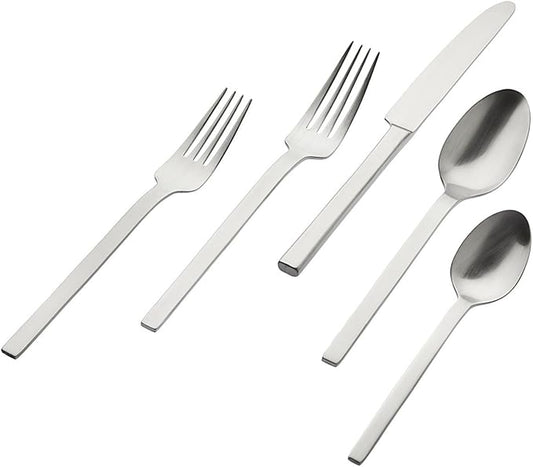 Godinger Flatware Set Matte Cutlery - 20 Piece Set