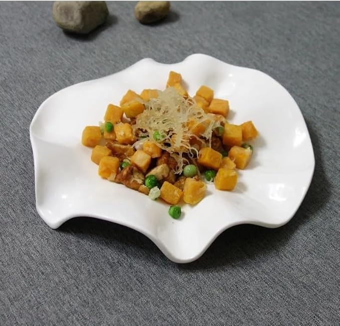 Appetizer Plates Ceramic Cooking Plate Pasta Steak Plate Kitchen Tableware Snack Dessert Plate Sushi Plate Cheap Plates(A)