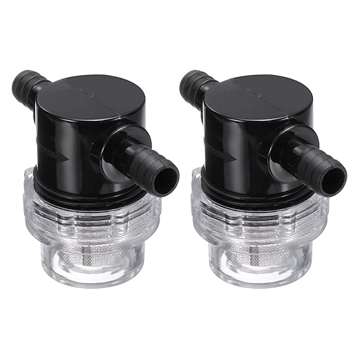 PATIKIL 2 Pcs 1/2 Inch Water Pump Strainer, in-Line Strainer with 80 Mesh Stainless Steel Filter Sprayer Filter for Garden Irrigation Pressure Washer Inlet