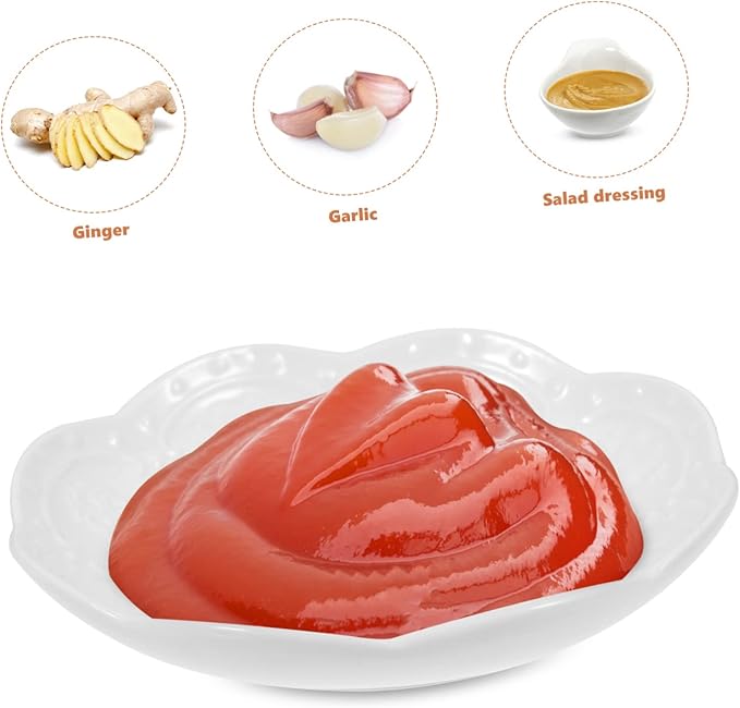 PRETYZOOM 2pcs Ceramic Dip Plate Chip and Dip Platter Condiment Server Porcelain Appetizer Plates Small Dipping Dishes Oil Bowls for Dipping