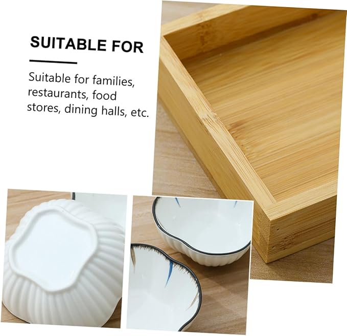 Alipis Japanese Snack Plate Set Snack Tray Serving Plate for Dried Fruit Appetizer Condiment Family Restaurant