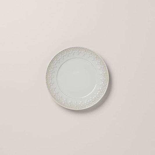 Lenox Chelse Muse Fleur 8482 Accent Plate, 0.95 LB, Taupe/Grey