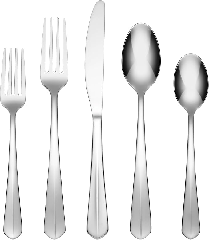 Cambridge 352140BR Raiden 40-Piece Flatware Set With Buffet