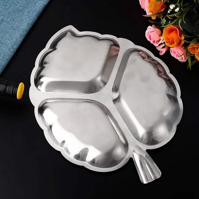 Retro Metal Dry Fruit Tray 34.5x25.7cm Vintage Iron Snack Plate Candy and Nut Storage Serving Tray for Kitchen and Party Use